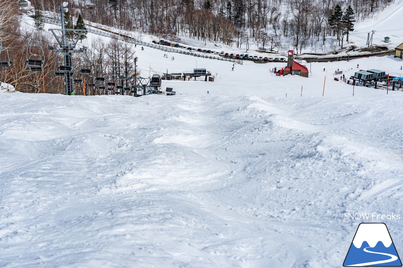 サッポロテイネ｜オリンピアゾーンは、3月31日で営業終了のはずですが…。まだまだ積雪たっぷりのゲレンデ。コンディション良好です！